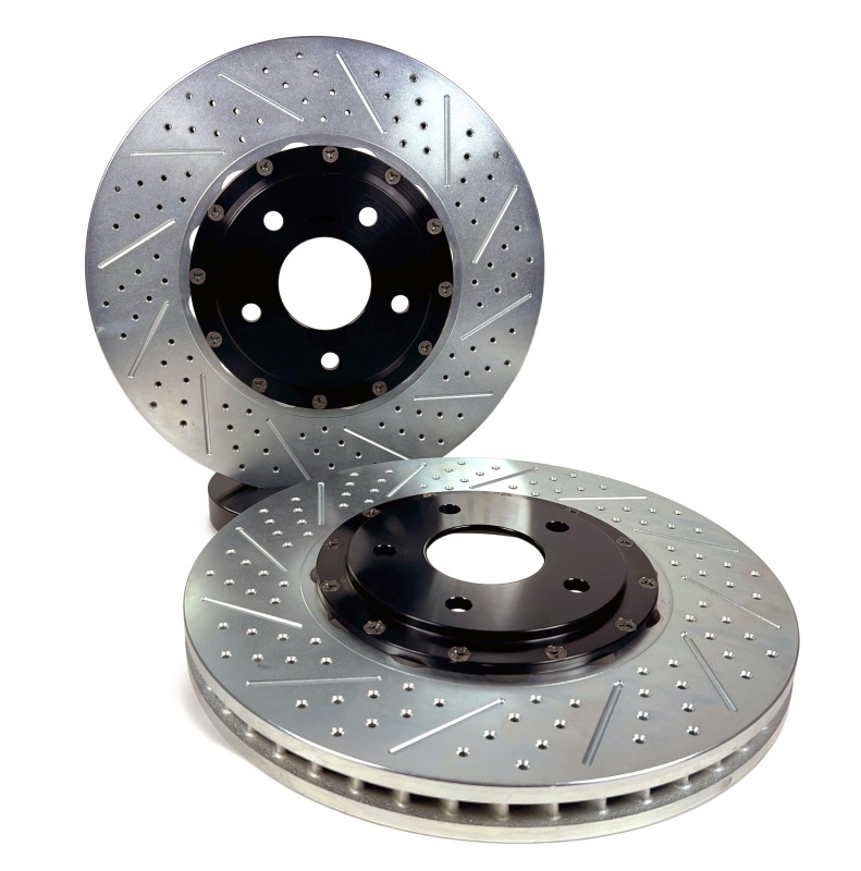 Ford Mustang GT500 Brake Rotors (2) - Front - Baer Brakes - Eradispeed+ SDZ Slot & Drilled - `13-`14
